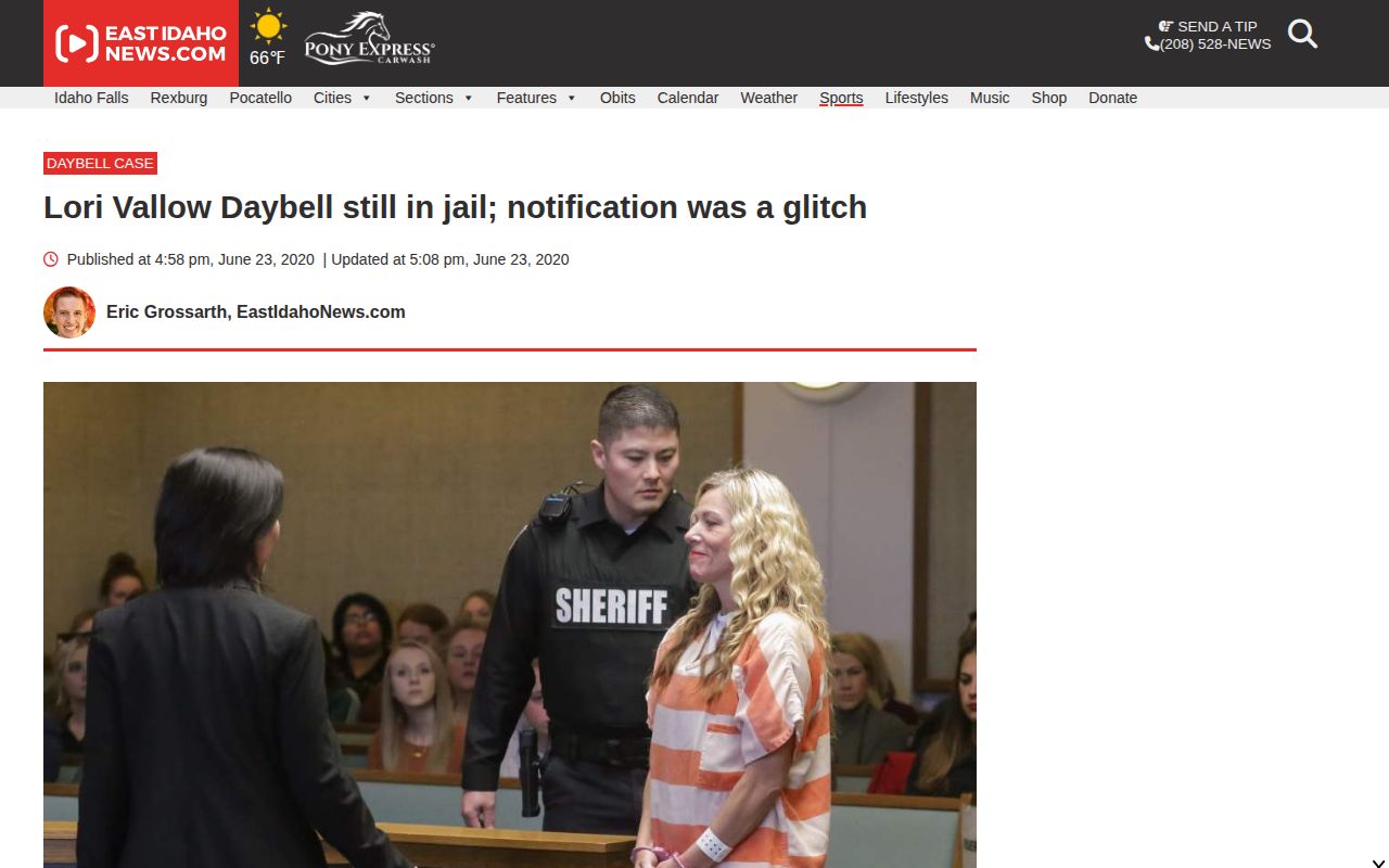 Local report about a Madison County VINE notification glitch